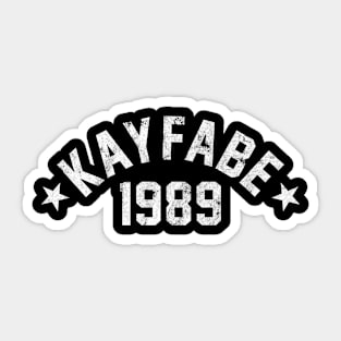 Kayfabe 1989 Sticker